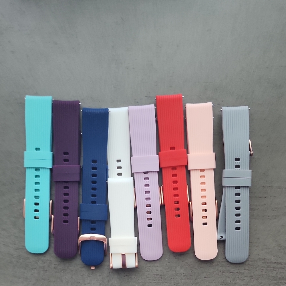 Colorful Silicone Watch Bands Set